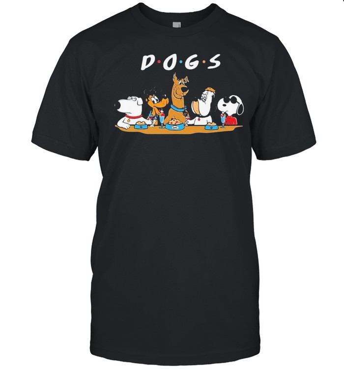 Dogs Friends Snoopy Scooby Doo Goofy Pluto Brian Shirt