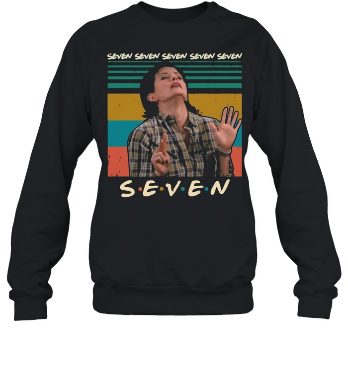 Friends Monica Seven Seven Seven Vintage Retro T-shirt Unisex Sweatshirt
