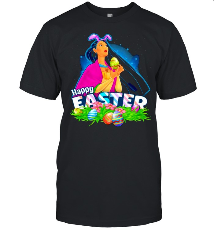 Happy Easter Day 2021 Egg Pocahontas Disney Shirt