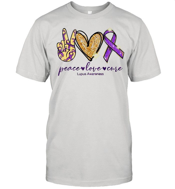 peace love cure lupus awareness shirt