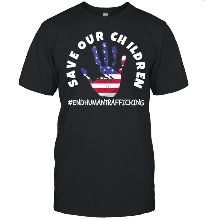 Save Our Children For Patriots American Flag Shirt