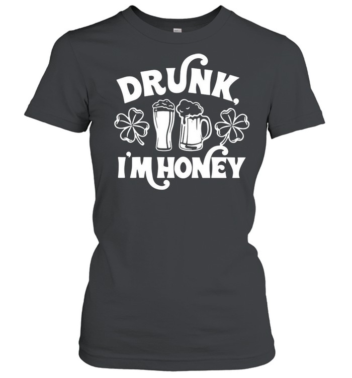 St Patrick’s Day Drunk I’m Honey Couple Matching T-shirt Classic Women's T-shirt
