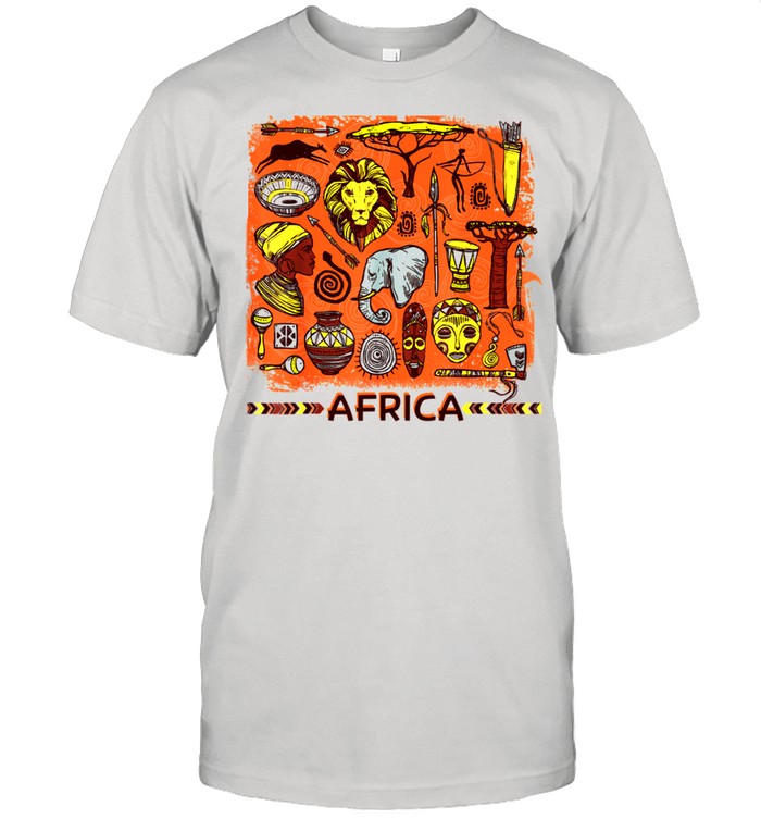 African Mask Art American Beautiful Black History BLM shirt