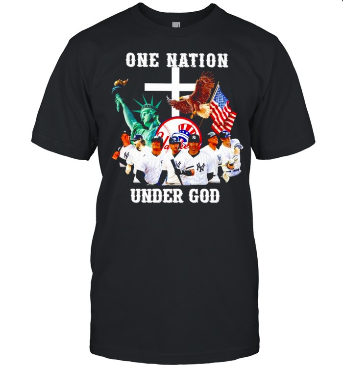 New York Yankees one nation under god shirt