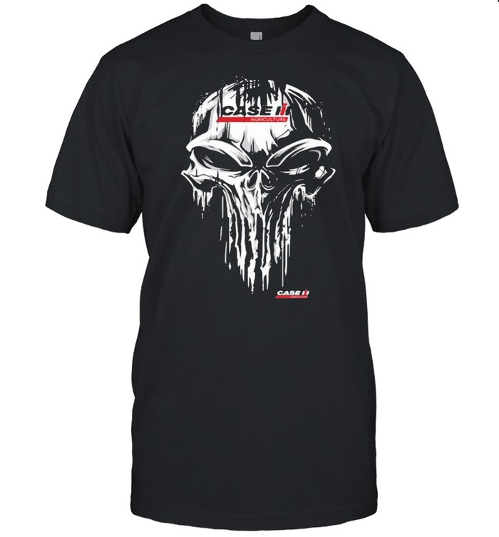 Punisher Skull With Case IH Car Logo Shirt