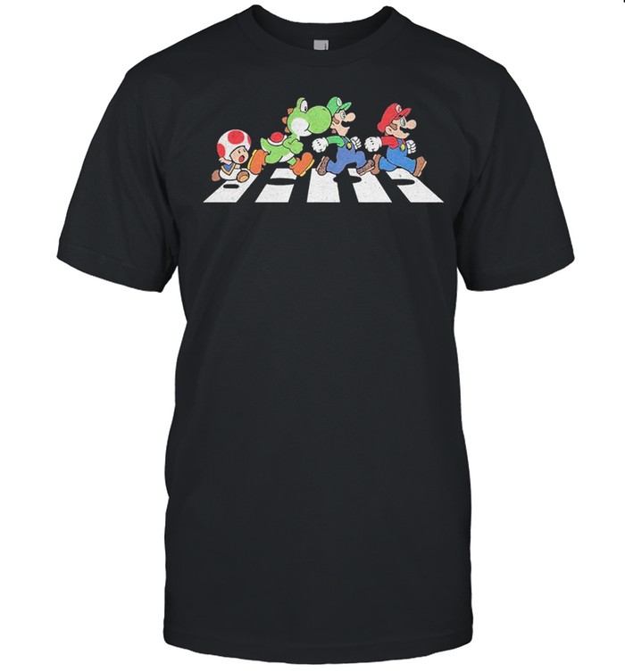 Super Mario Bros Abbey Road shirt