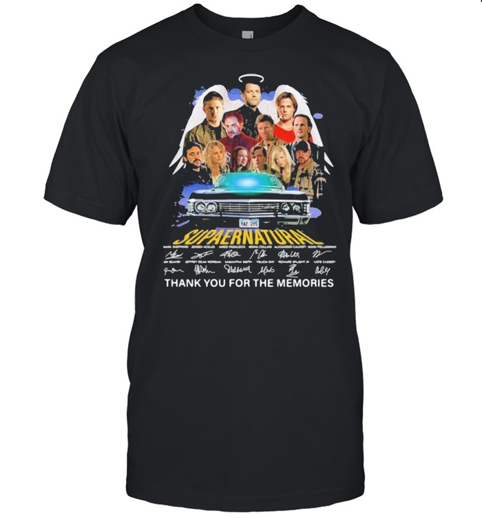 Supernatural Legends Thank You For The Memories Signature Shirt