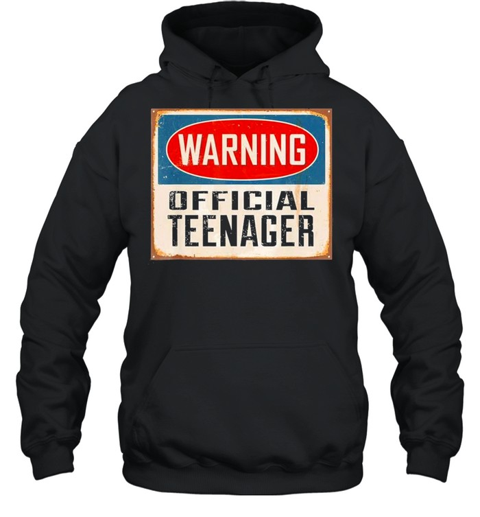 WarningTeenager  shirt Unisex Hoodie