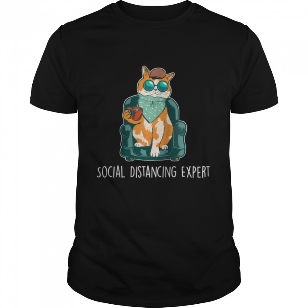 Cat Social Distancing Cats shirt