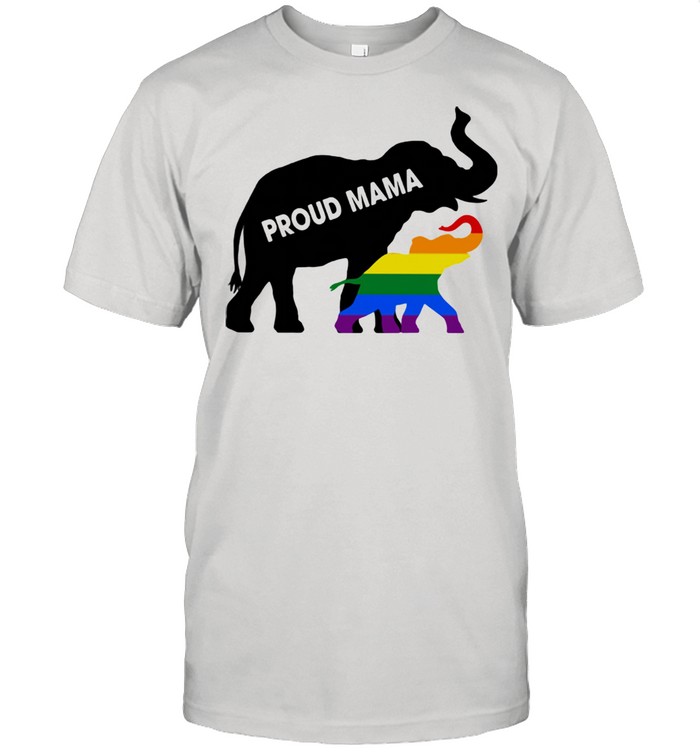 Elephant lgbt proud mama shirt