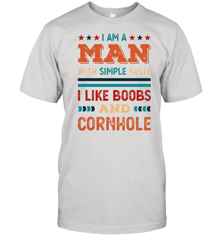 I Like Boobs And Cornhole Shirt