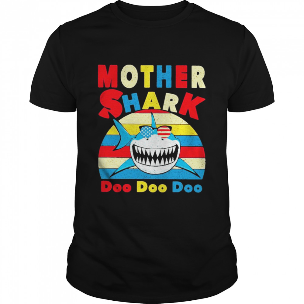 Mother Shark Doo Doo Doo Vintage Shirt