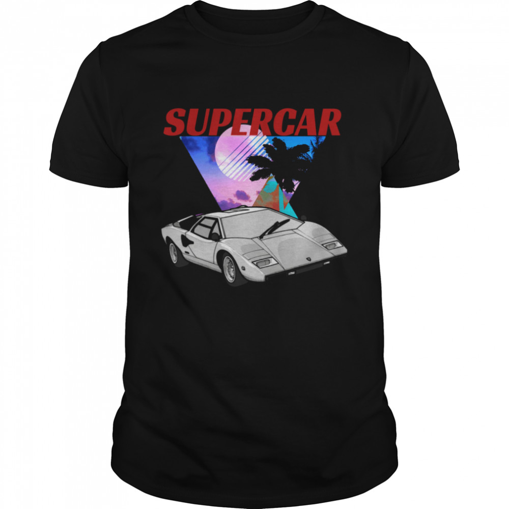 Nice retro style1990s Supercar shirt