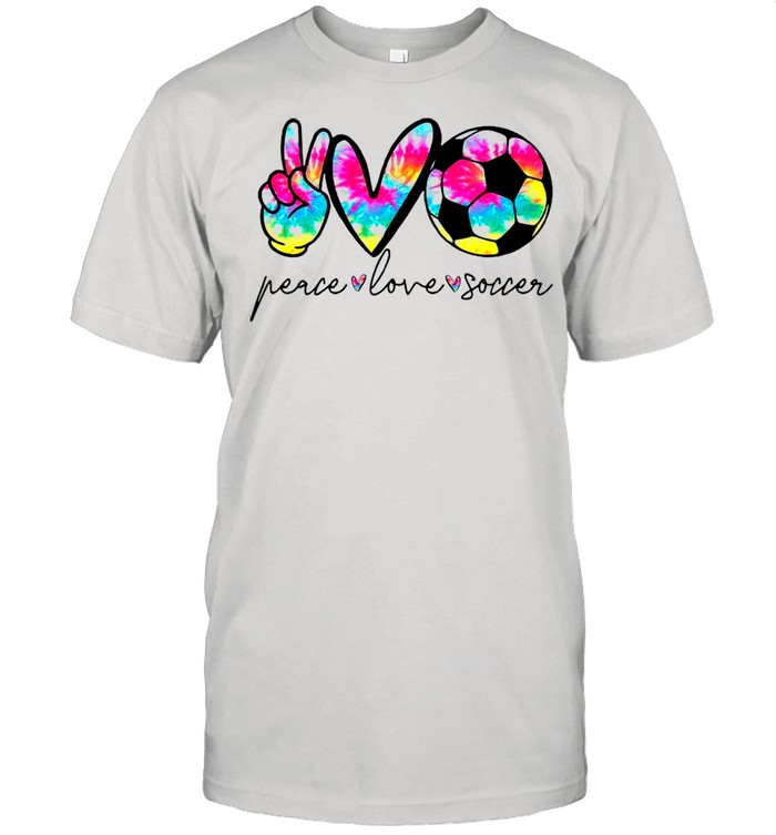 Peace Love Soccer Art shirt