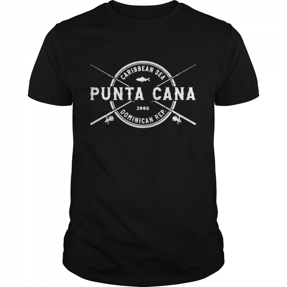 Punta Cana Vintage Crossed Fishing Rods shirt