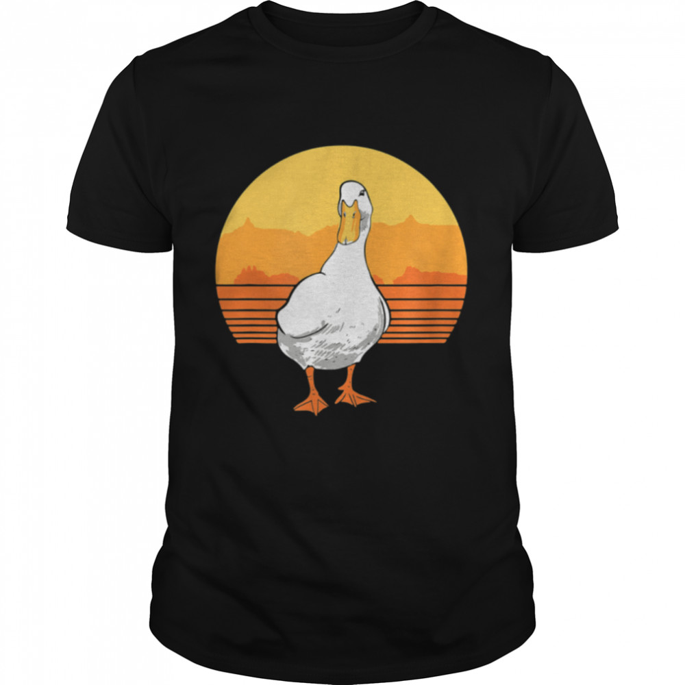 Retro Duck Illustration Duck Owner shirt