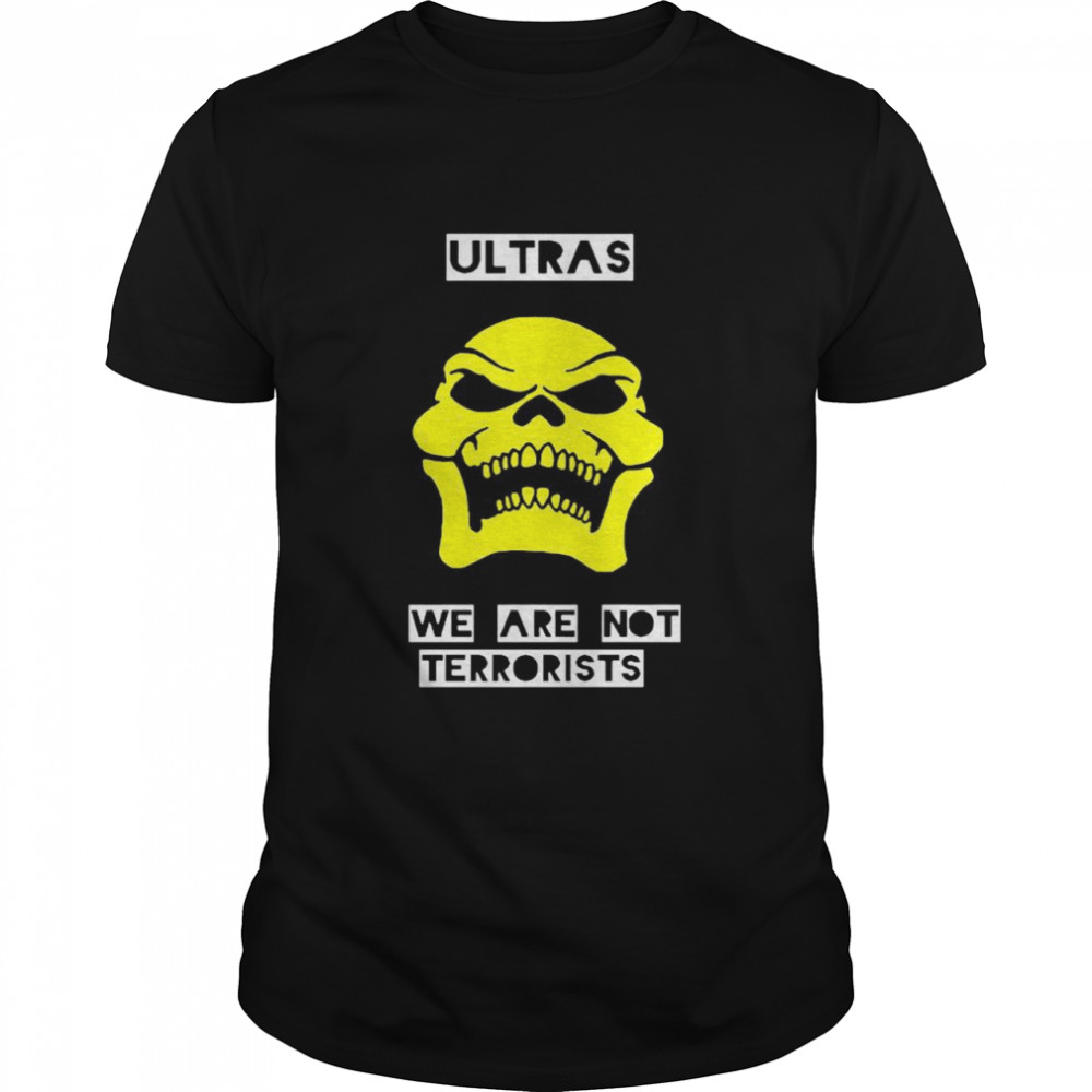 Skull Ultras We Are Not Terrorists shirt