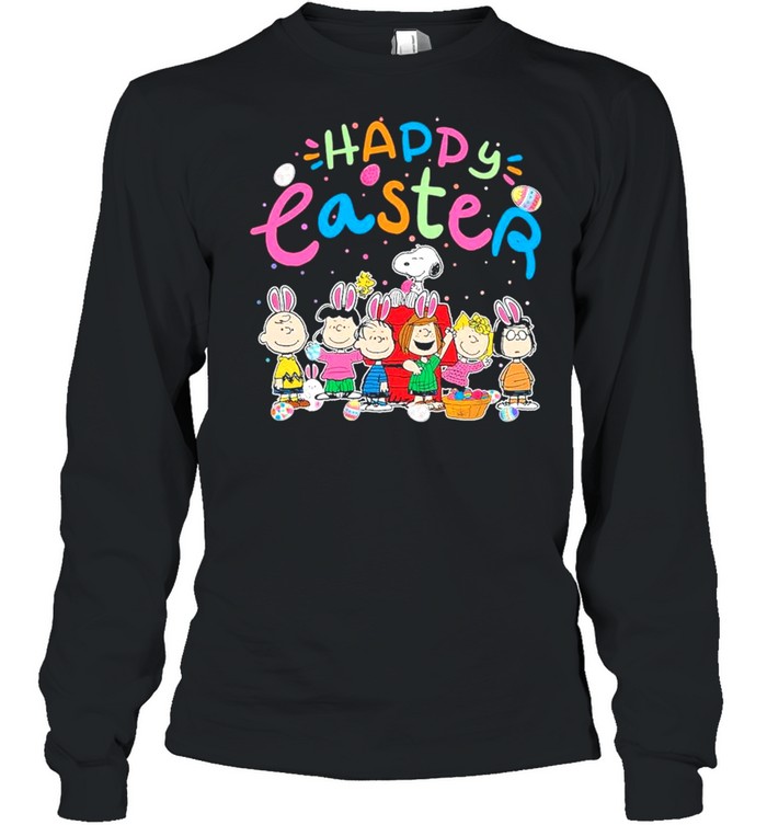 The Peanuts characters Happy Easter 2021 shirt Long Sleeved T-shirt