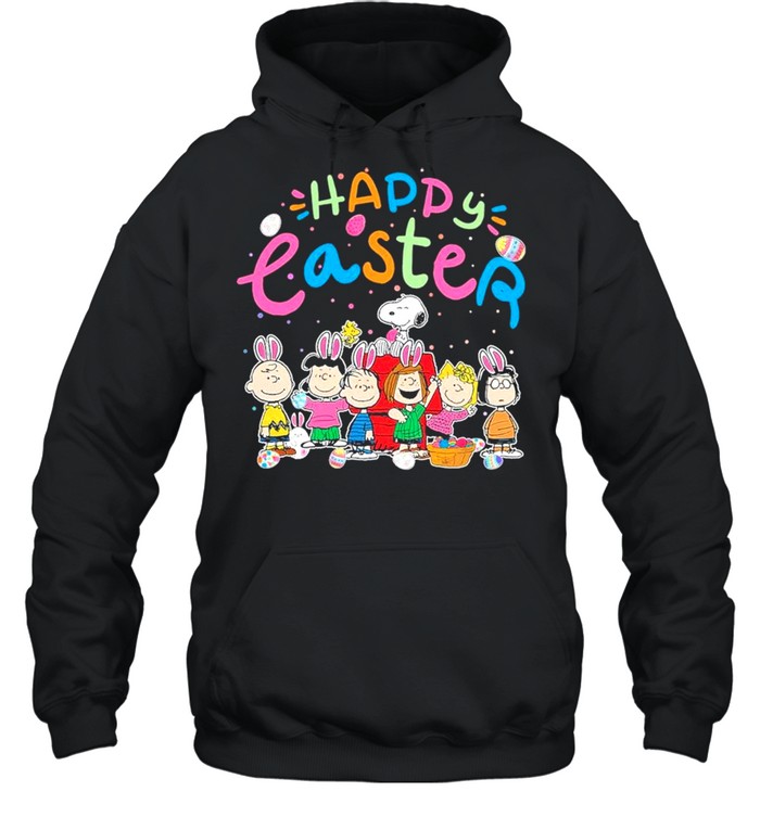 The Peanuts characters Happy Easter 2021 shirt Unisex Hoodie