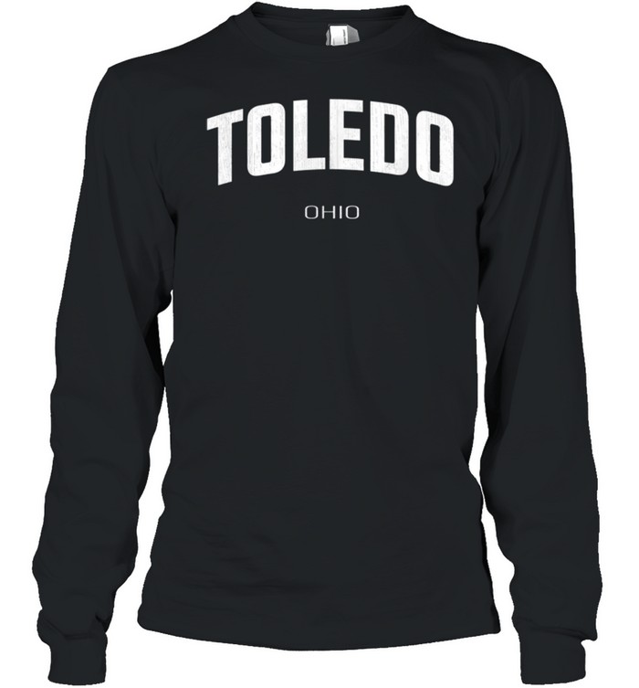 Toledo Ohio OH vintage state Athletic shirt Long Sleeved T-shirt