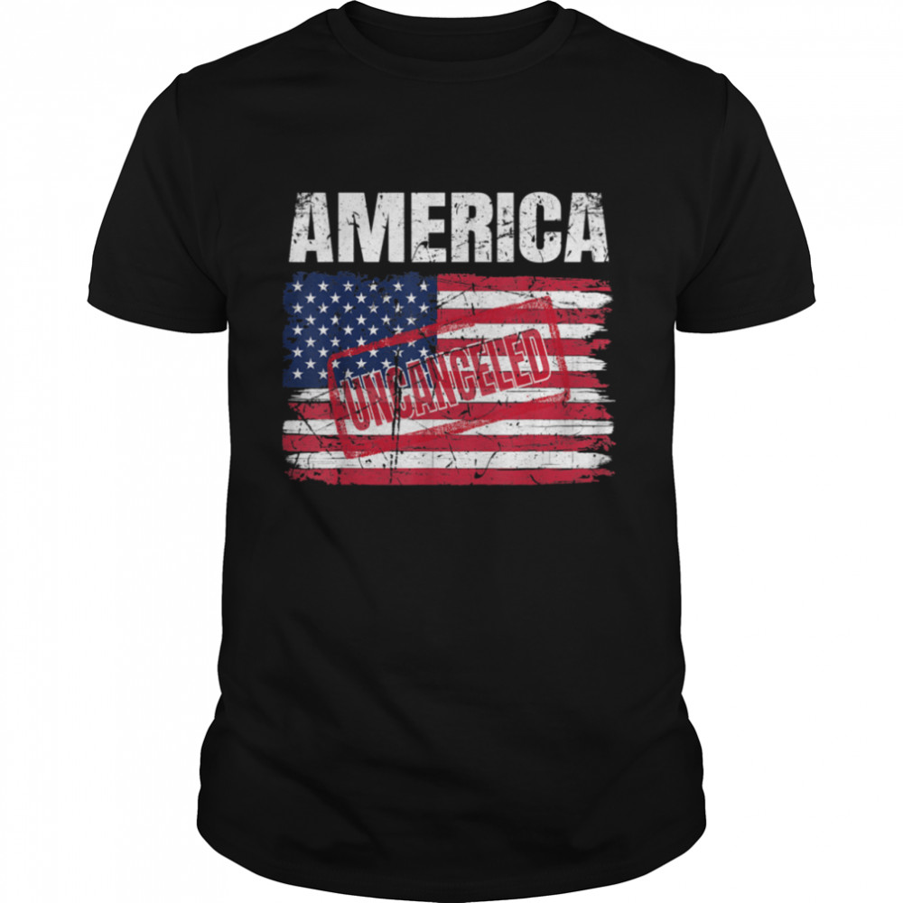 Vintage American Flag America Uncanceled shirt