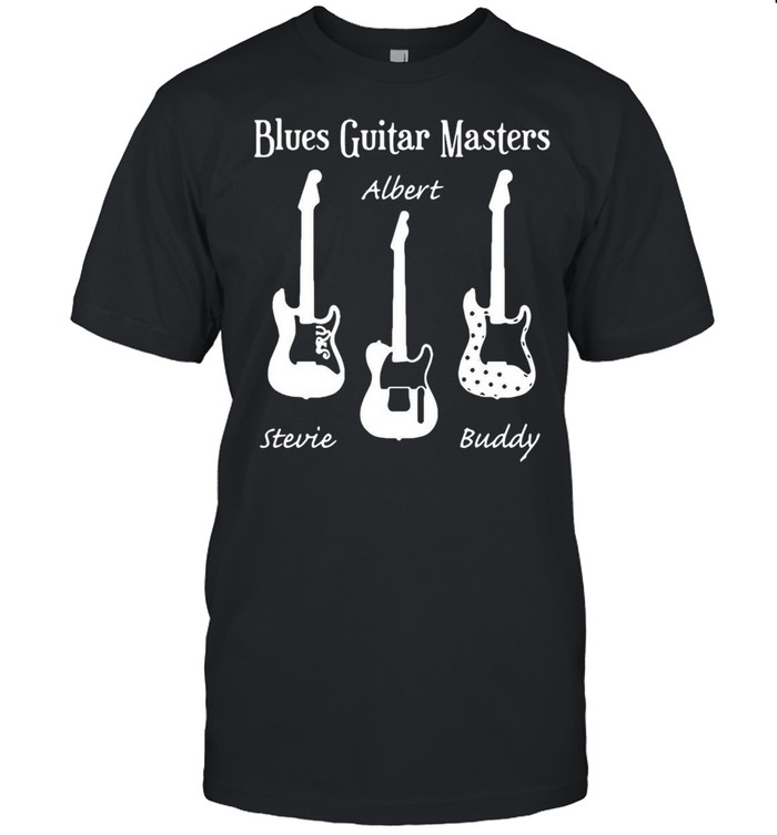 Blues Guitar Masters Stevie Albert Buddy T-shirt