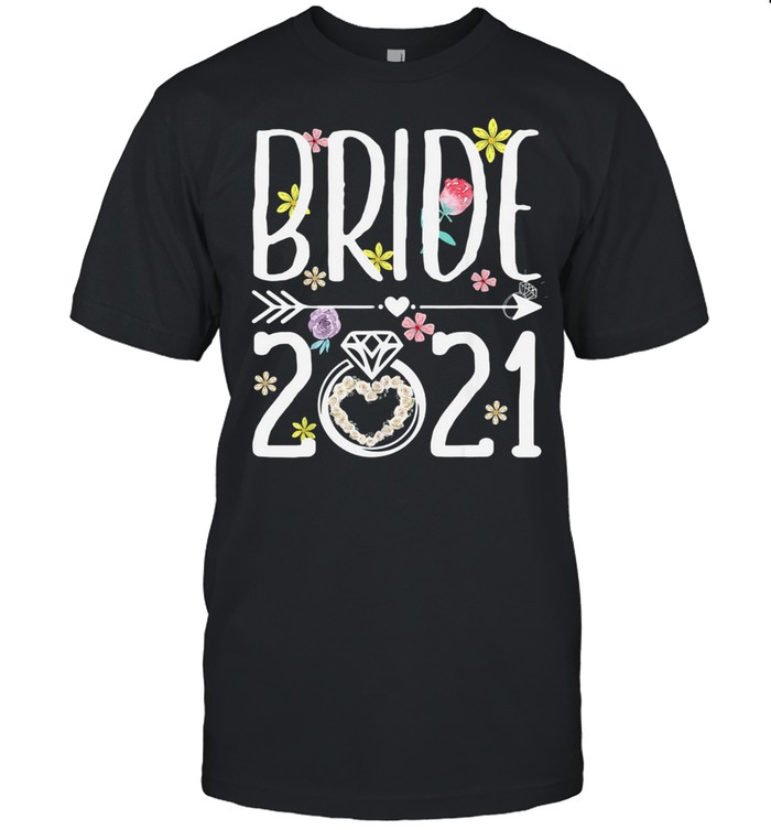 Bride 2021 flower shirt