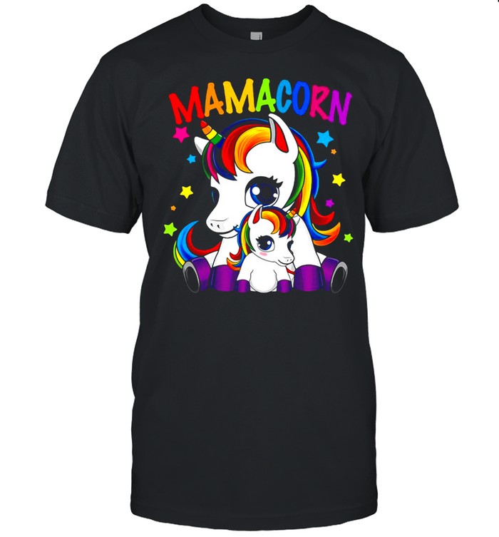 Cute Unicorn Mamacorn T-shirt