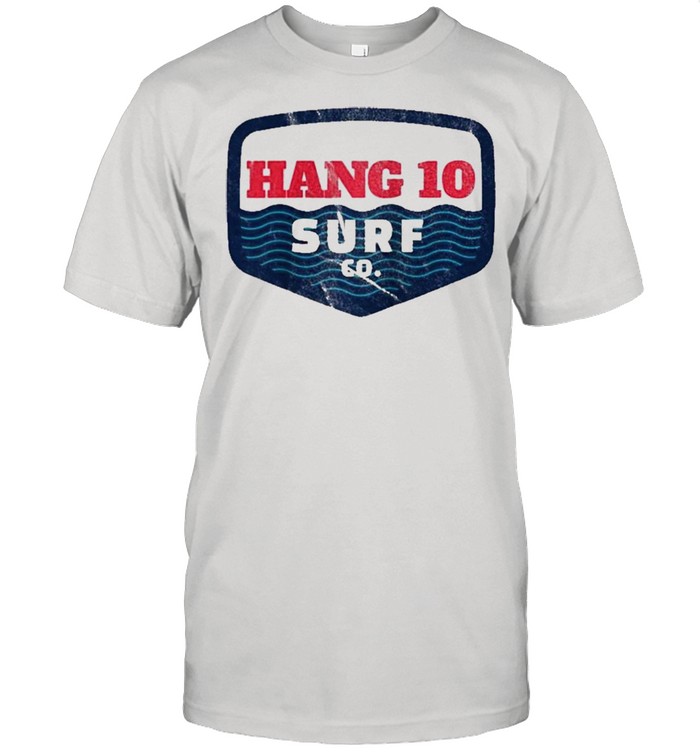 Hang 10 Surf Co Retro Distressed Surfer Shirt