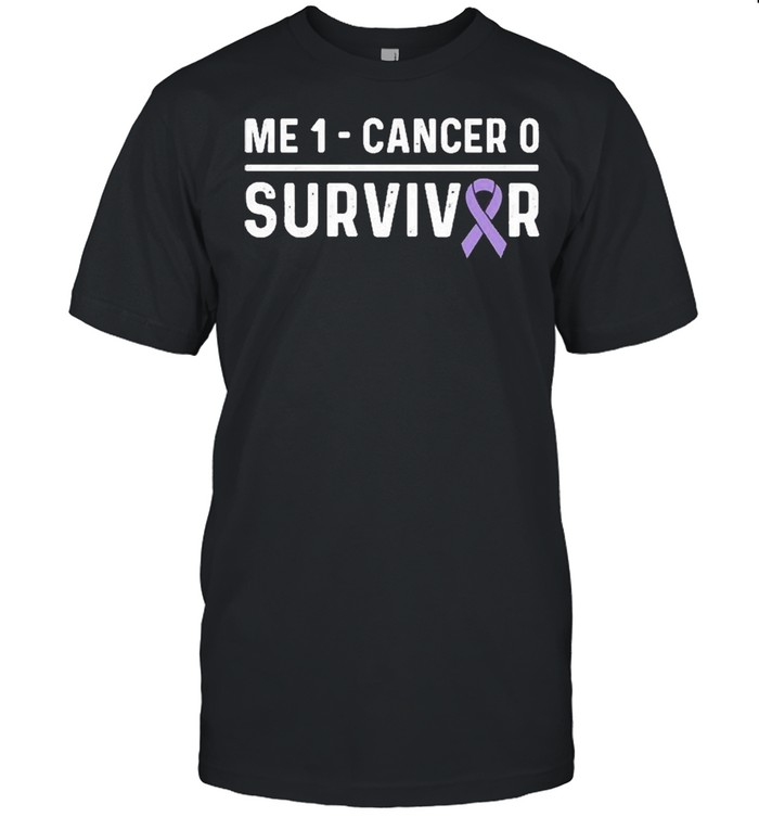 Hodgkin’s Lymphoma Awareness Products Purple Ribbon Survivor Shirt