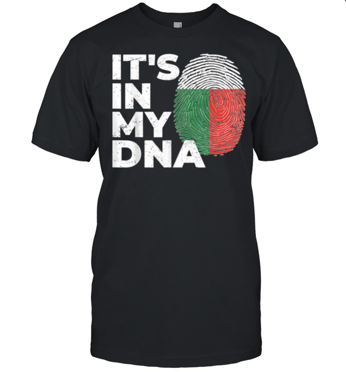 Patriotism Flag Pride Patriot It’s in my DNA Madagascar shirt