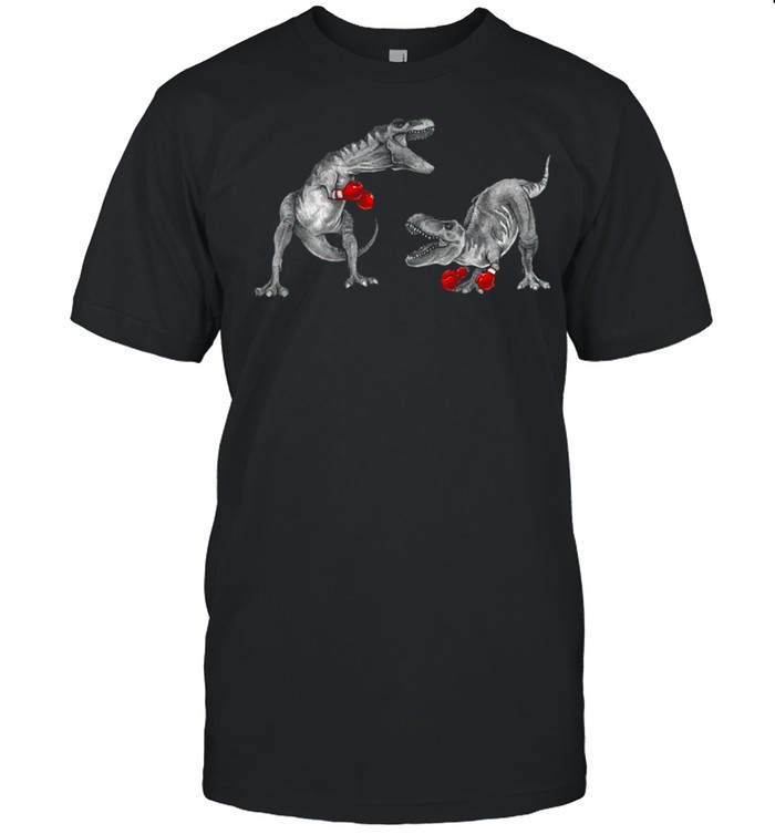 T-Rex Dinosaur Boxing T-shirt