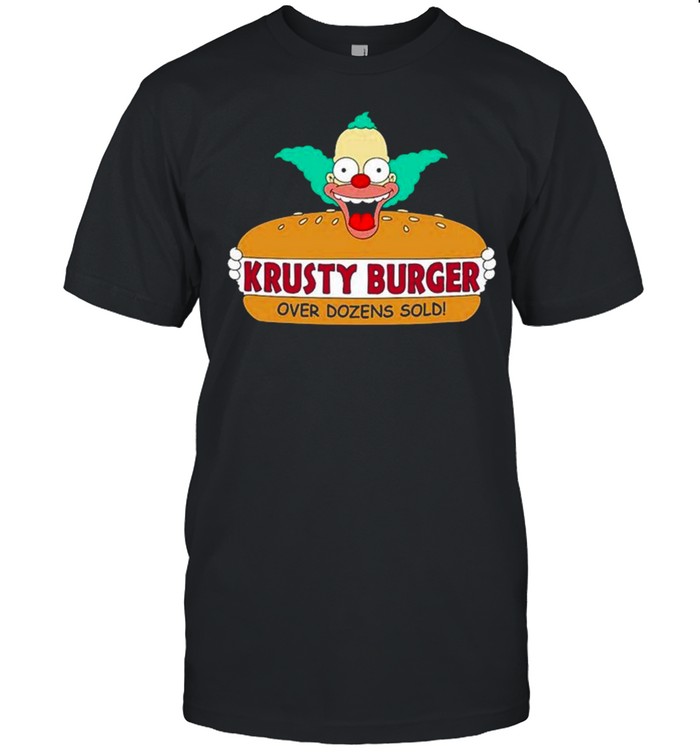 The Simpsons Krusty The Clown Burger Shirt