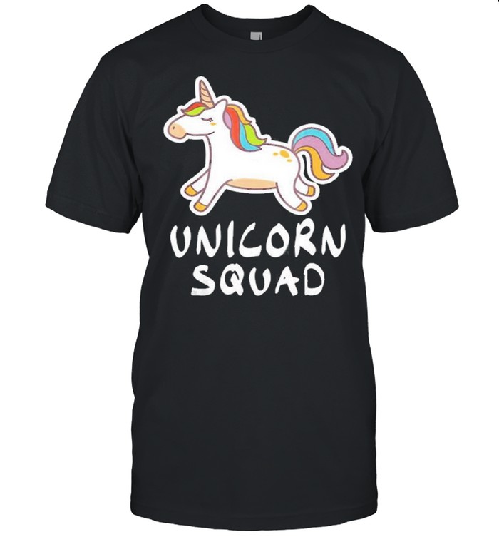 Unicorn Squad Cute Rainbow Unicorns Toddler Party Shirt