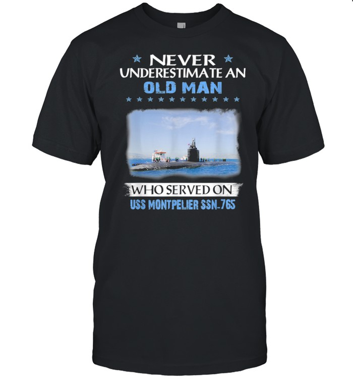 USS Montpelier SSN765 Submarine Veterans Day Father Day shirt