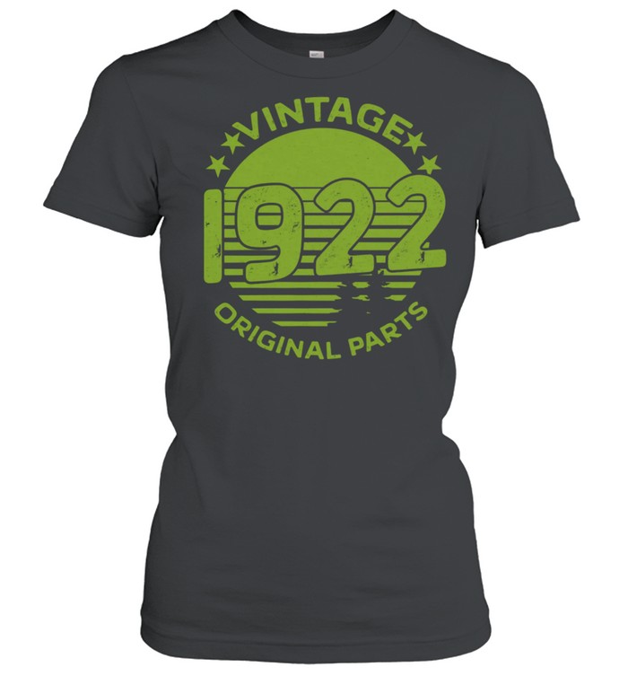 Vintage 1922 Birthday and shirt Classic Women's T-shirt