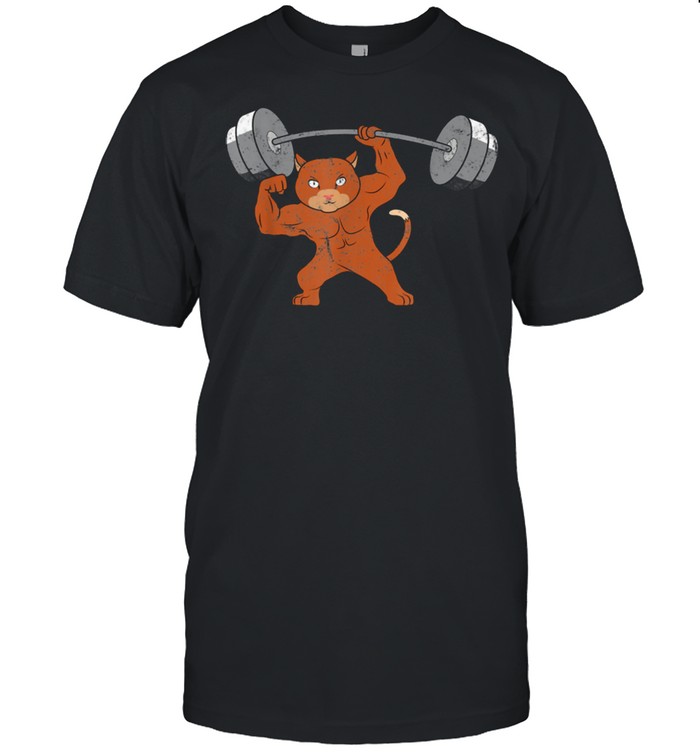 Weightlifting Cat Squat Bench Deadlift Powerlifting Gym shirt