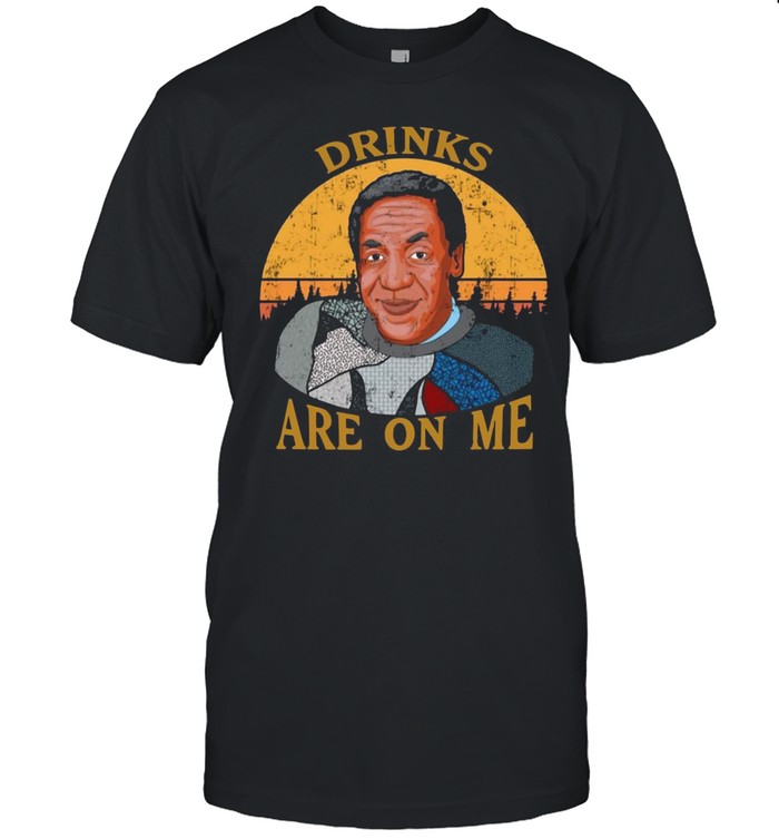 Bill Cosby Drinks Are On Me T-shirt Classic Men's T-shirt