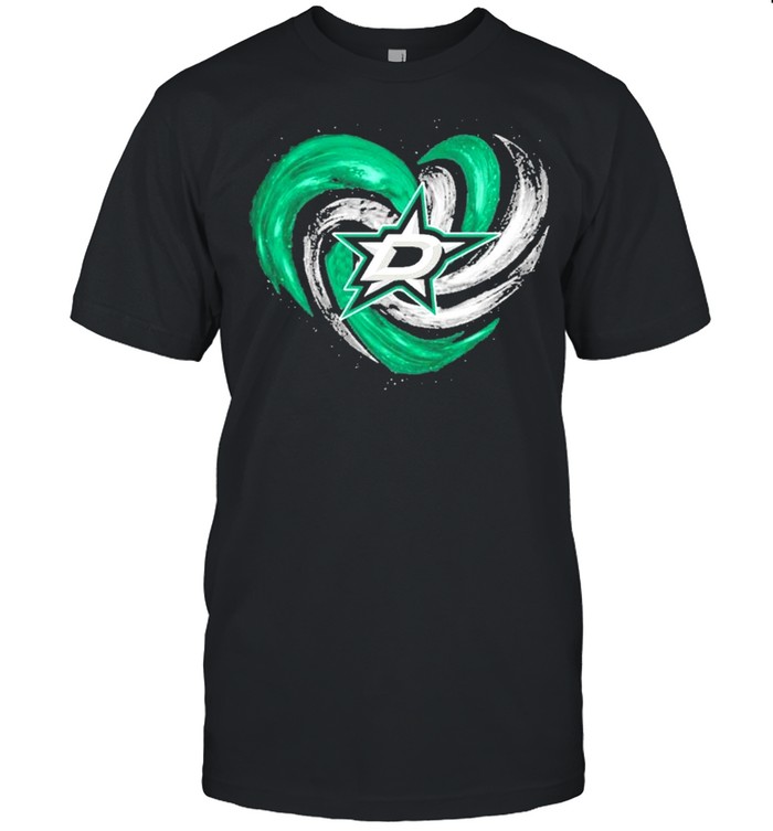 Dallas Stars Heart Shirt