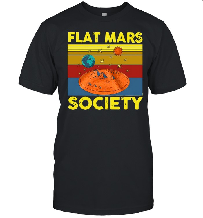 Flat Mars Society 2021 Vintage T-shirt