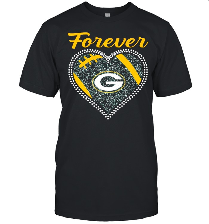 Green Bay Packers Forever Heart Diamond Shirt