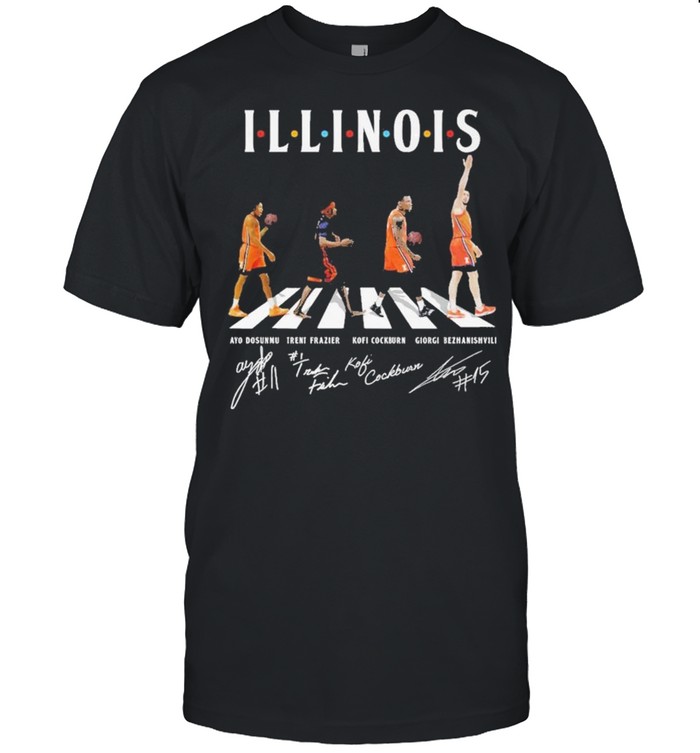 Illinois Abbey Road Signatures 2021 Shirt