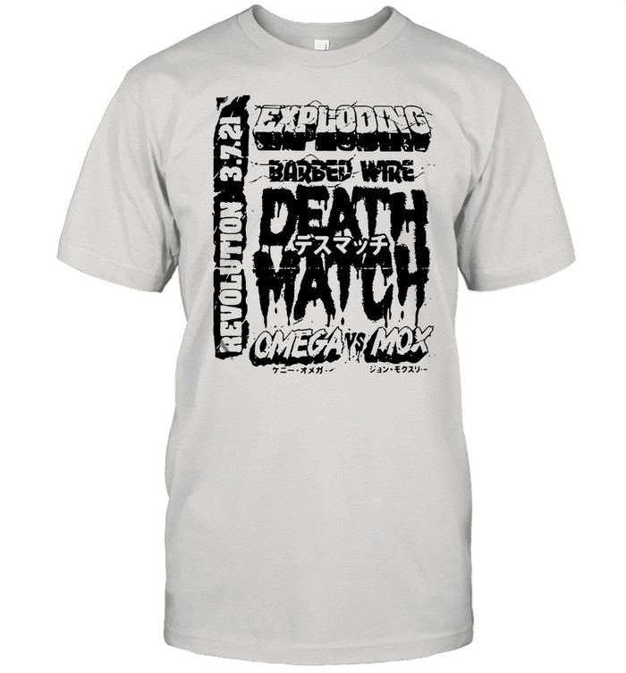 Kenny Omega Vs Jon Moxley Exploding Barbed Wire Death Match Shirt