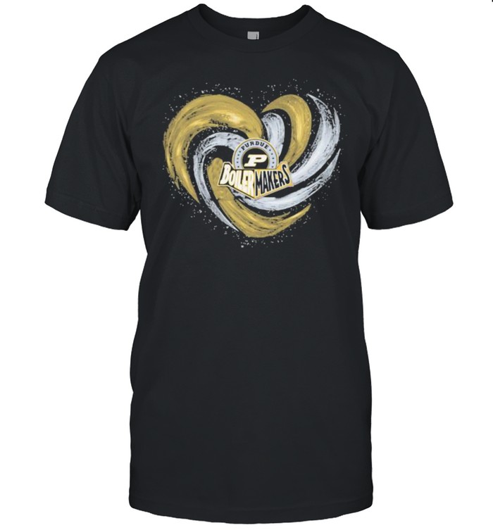 Purdue Boller Makers Heart Shirt