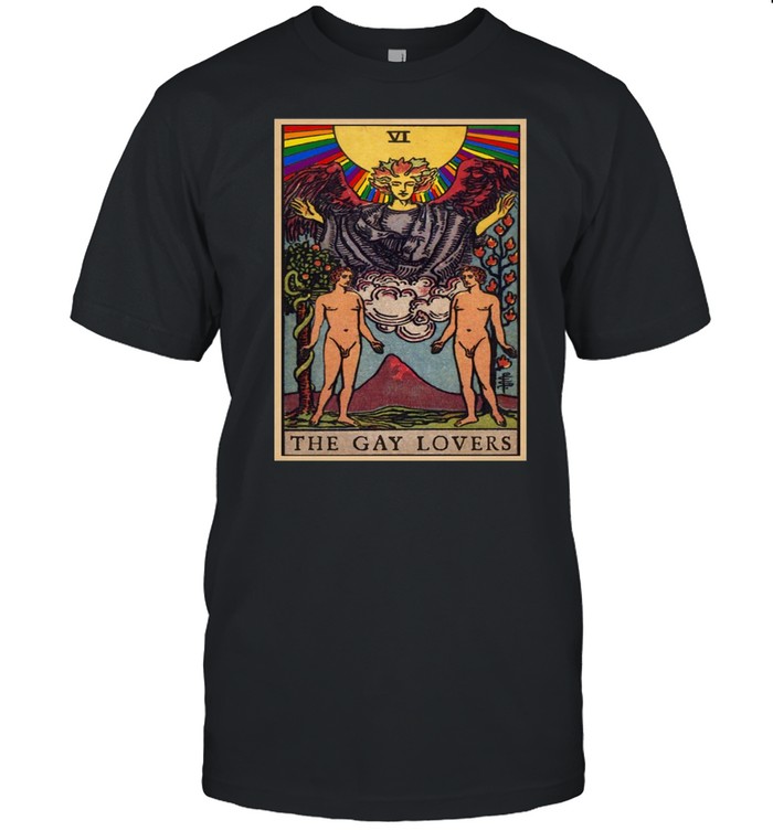 The Gay Lovers Tarot Card T-shirt