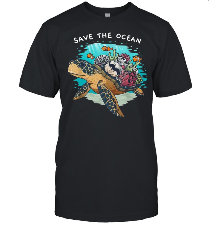 Trending Save The Ocean Sea Turtle Marine Biologist Gift T-shirt