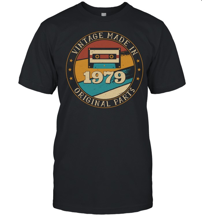 42 Years Old Mixtape Cassette Made In 1979 42nd Birthday shirt