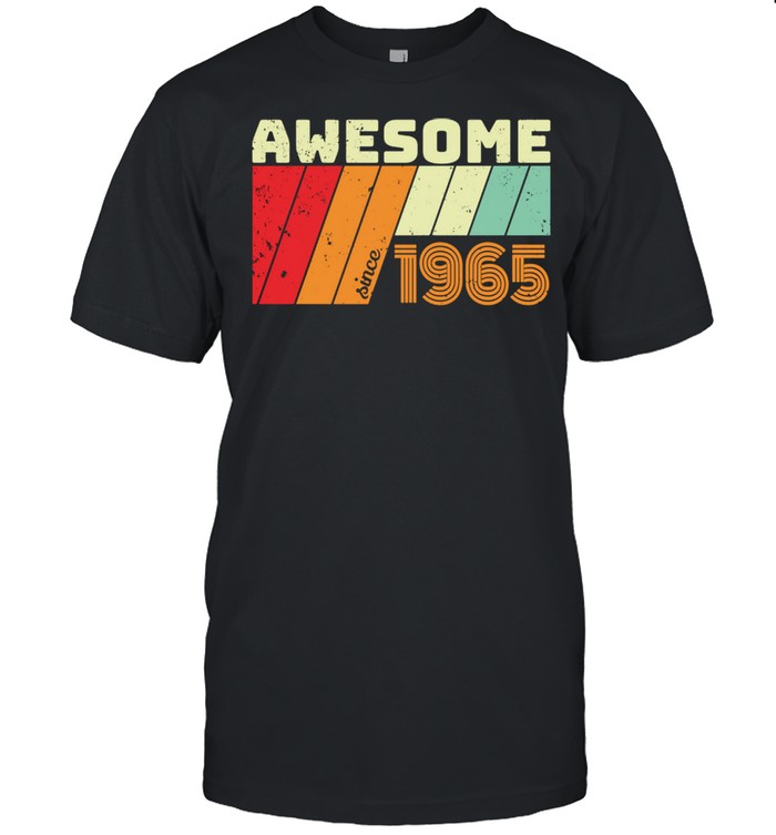 56 Geschenk Geburtstag AWESOME SINCE 1965 shirt