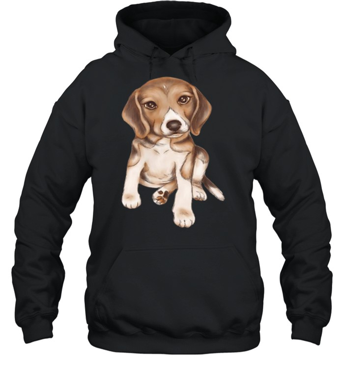 Beagle dog breed puppy art shirt Unisex Hoodie