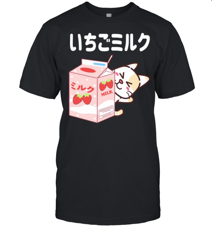 Cat Japanese Kawaii Strawberry Milk shirt